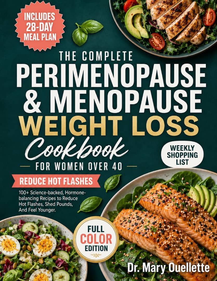 The Complete Perimenopause and Menopause Weight Loss Cookbook: 100+ Science-backed, Hormone-balancing Recipes for Women Over 40 to Reduce Hot Flashes, Shed Pounds, and Feel Younger.