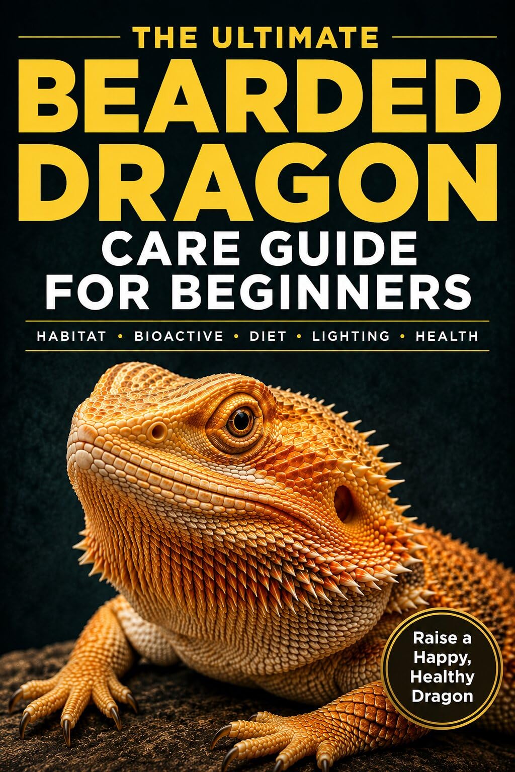 The Ultimate Bearded Dragon Care Guide for Beginners:: Habitat, Bioactive Setups, Diet, Lighting, and Health — Everything You Need for a Happy, Healthy Dragon