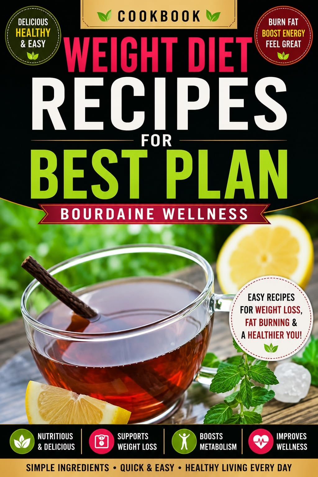 The Everyday Weight Loss Cookbook Healthy Recipes for Beginners, Detox & Wellness: Over 100 Easy Recipes for Weight Loss, Fat Burning, Metabolism Boosting & Healthy Living