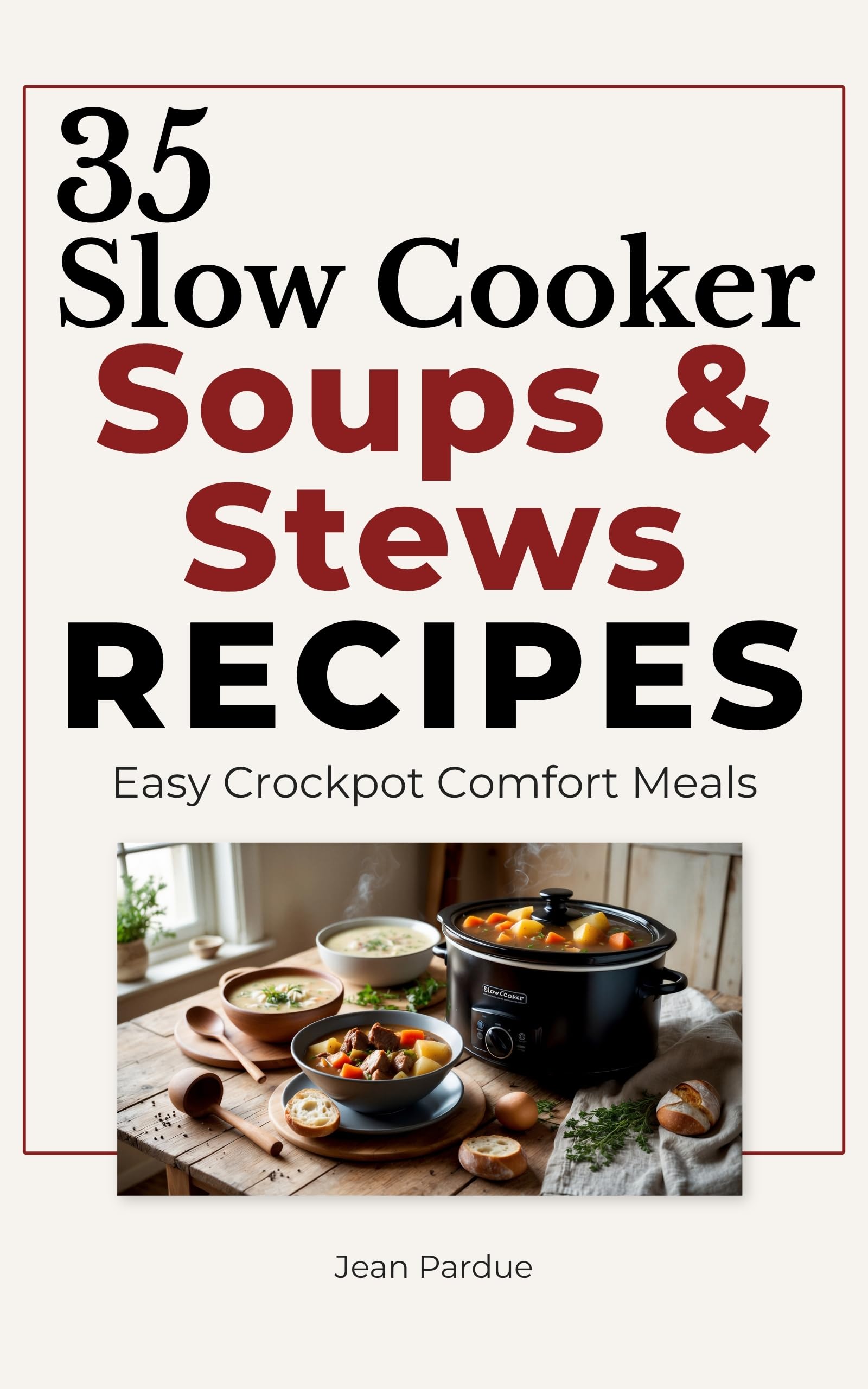 35 Slow Cooker Soups & Stews: Easy Comfort Meals for Busy Families