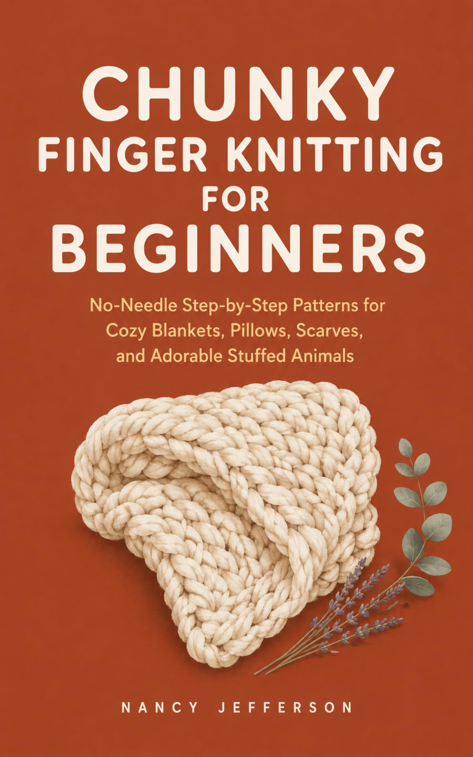 Chunky Finger Knitting for Beginners: No-needle Step-by-step Patterns for Cozy Blankets, Plush Pillows, Scarves, and Adorable Stuffed Animals You Can Make in an Afternoon