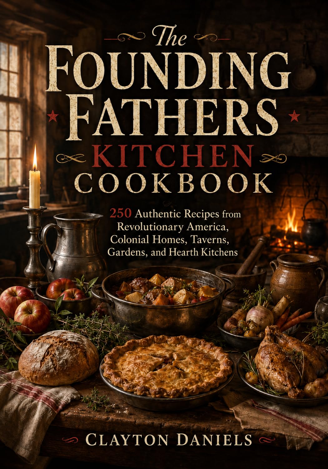 The Founding Fathers Kitchen Cookbook: 250 Authentic Recipes From Revolutionary America, Colonial Homes, Taverns, Gardens, and Hearth Kitchens