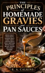 The Principles of Homemade Gravies and Pan Sauces: Brown Gravy, Cream Gravy, Sausage Gravy, Turkey Gravy, Chicken Gravy, Roux, Drippings, Broth Sauces, Skillet Sauces, and Simple Finishes