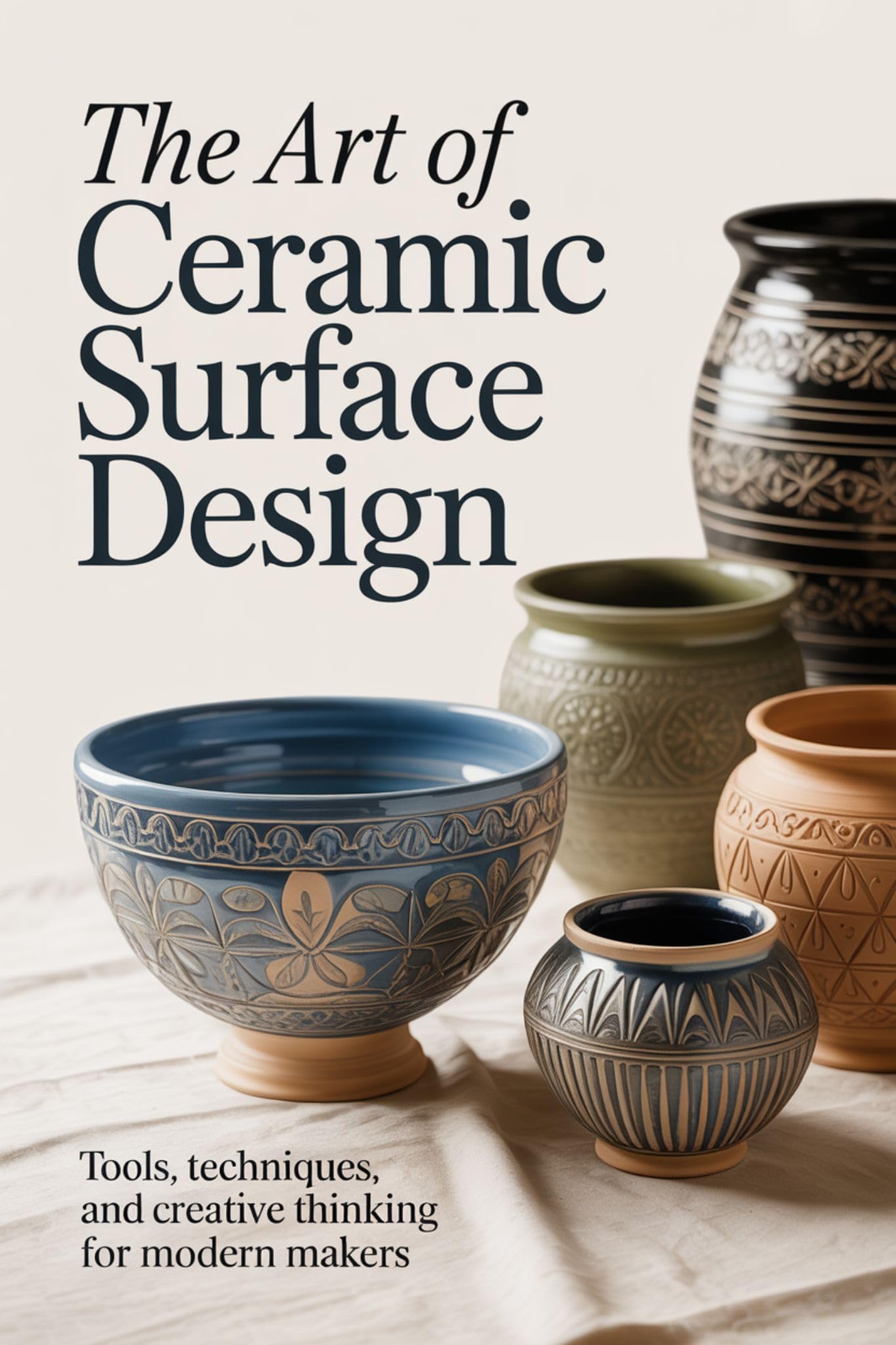 The Art of Ceramic Surface Design: Tools, Techniques, and Creative Thinking for Modern Makers