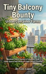 Tiny Balcony Bounty: Urban Container Farms: Maximize Yield & Variety in Extremely Small Urban Spaces With Vertical & High-density Planting