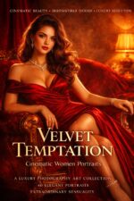 Velvet Temptation: Cinematic Women Portraits: Luxury Ai Art Collection | Fantasy Beauty | Digital Art Book