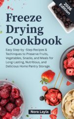 Freeze Drying Cookbook: Easy Step-by-step Recipes & Techniques to Preserve Fruits, Vegetables, Snacks, and Meals for Long-lasting, Nutritious, and Delicious Home Pantry Storage