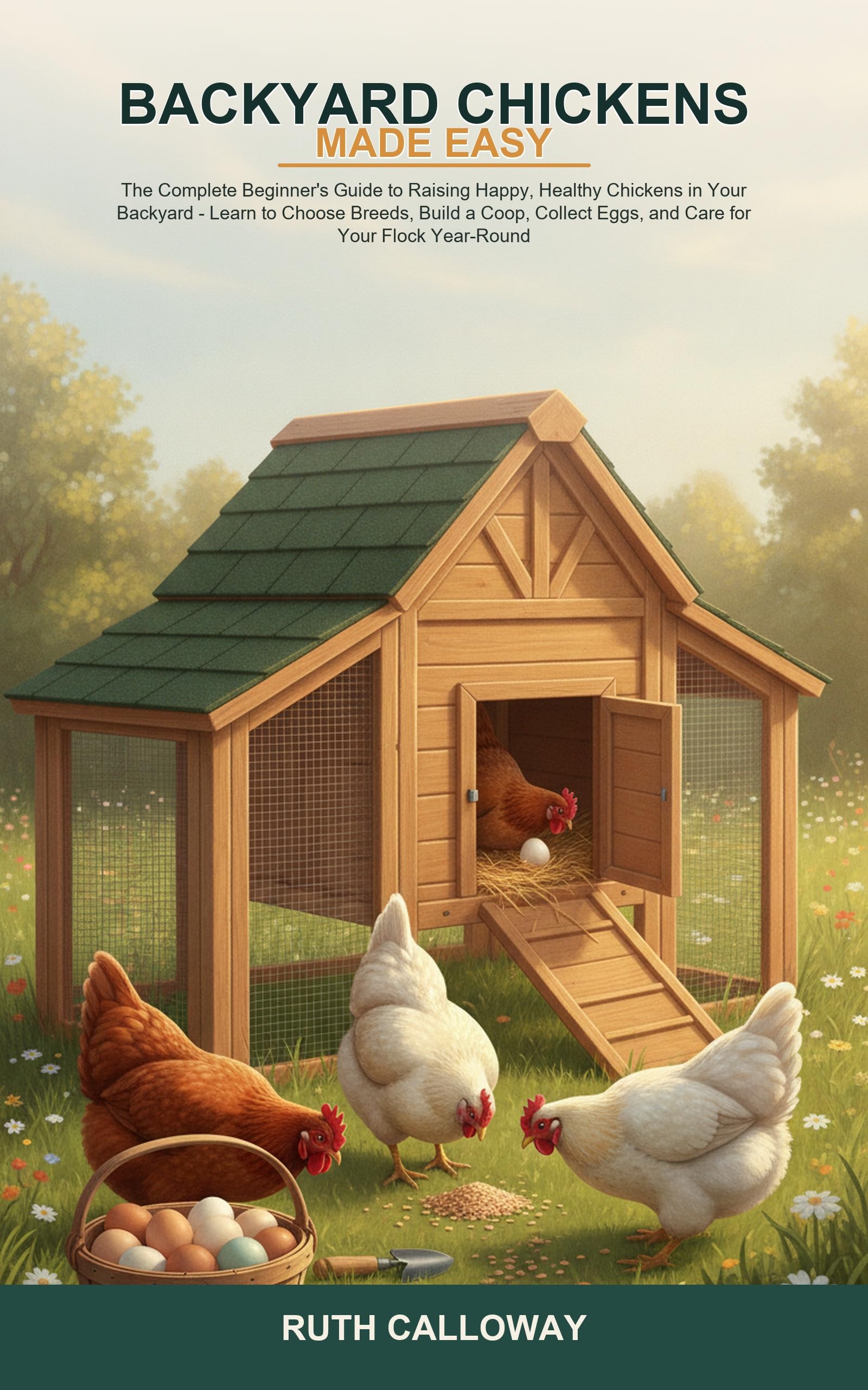 Backyard Chickens Made Easy: the Complete Beginner's Guide to Raising Happy, Healthy Chickens in Your Backyard -- Learn to Choose Breeds, Build a Coop, ... Eggs, and Care for Your Flock Year-round
