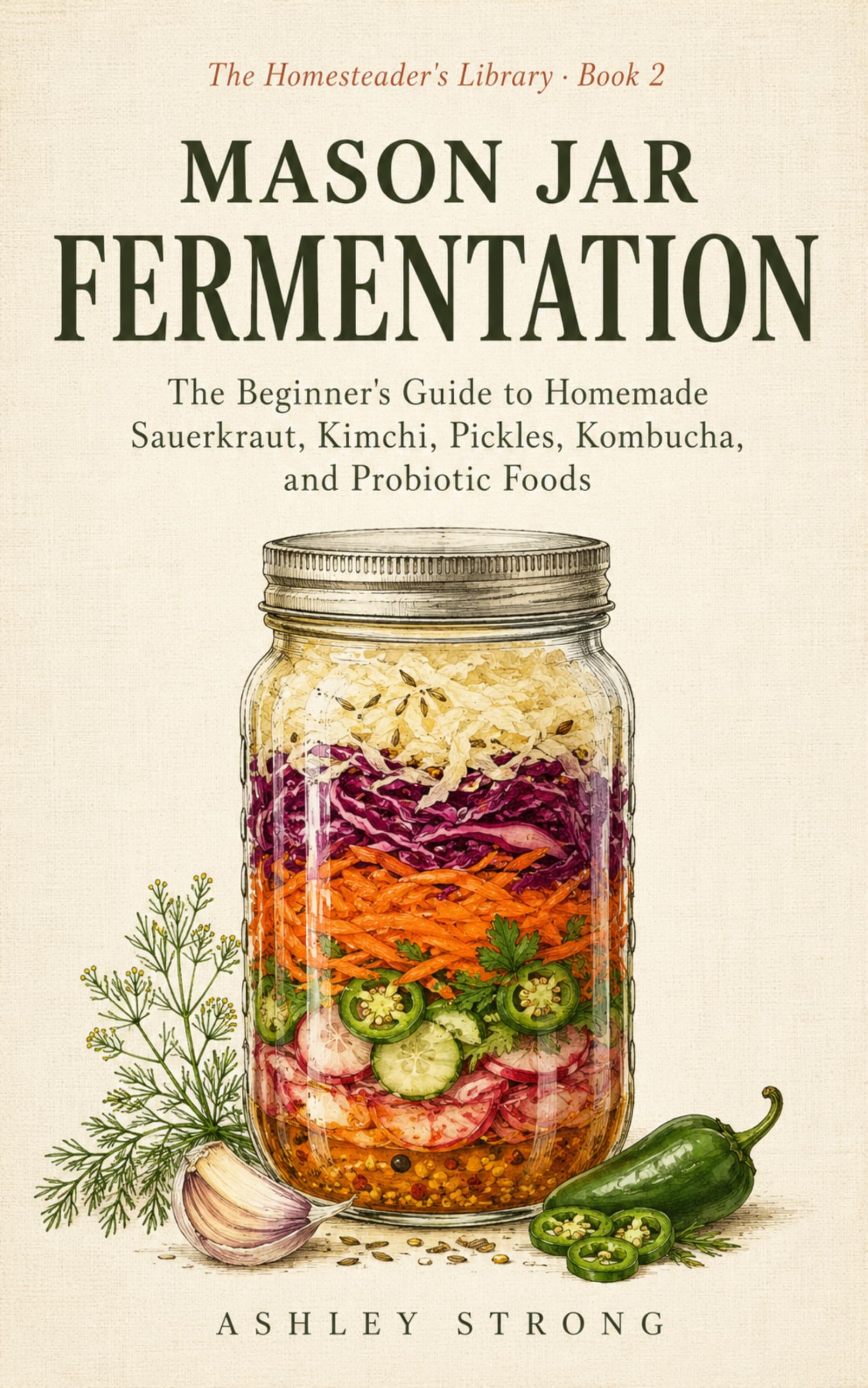 Mason Jar Fermentation: the Beginner's Guide to Homemade Sauerkraut, Kimchi, Pickles, Kombucha, and Probiotic Foods — Simple Small-batch Recipes for a ... Homesteader's Technical