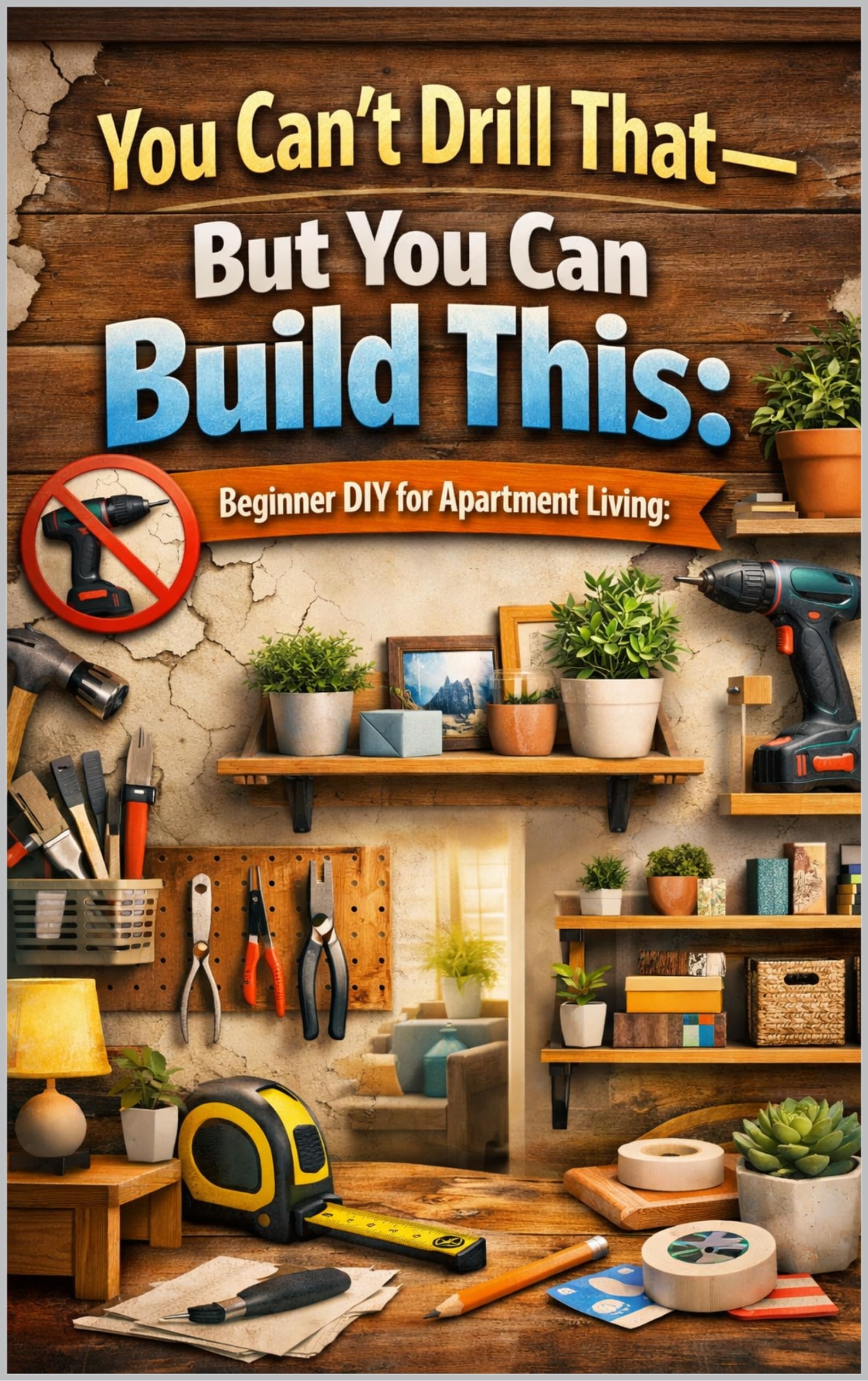 You Can’t Drill That—but You Can Build This: : Beginner Diy for Apartment Living