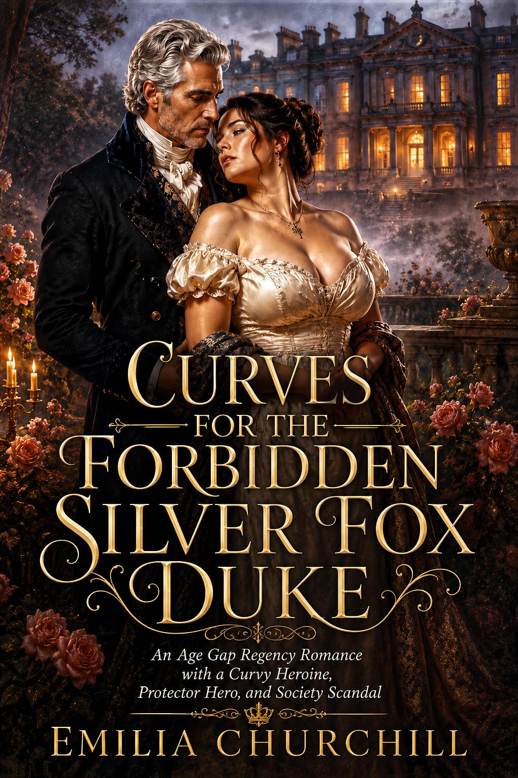 Curves for the Forbidden Silver Fox Duke: an Age Gap Regency Romance With a Curvy Heroine