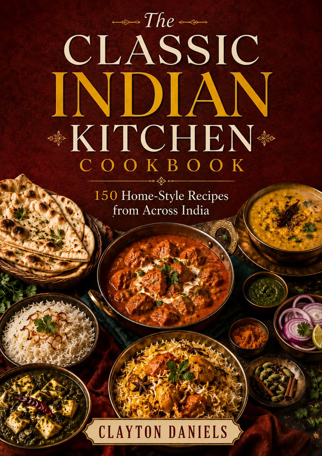 The Classic Indian Kitchen Cookbook: 150 Home-style Recipes From Across India Asian Country Kitchen Series Book