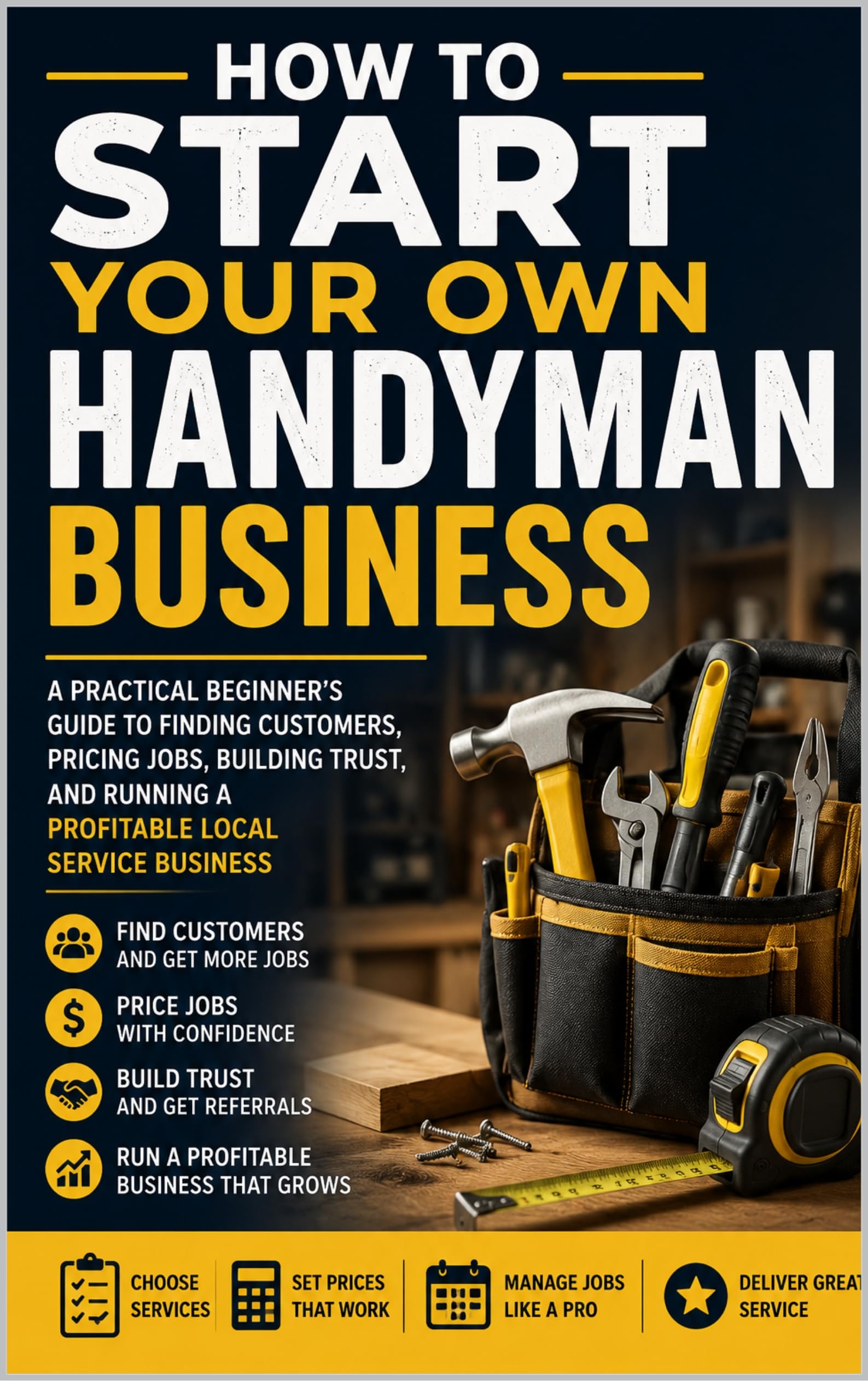 How to Start Your Own Handyman Business: a Practical Beginner’s Guide to Finding Customers, Pricing Jobs, Building Trust, and Running a Profitable Local Servic