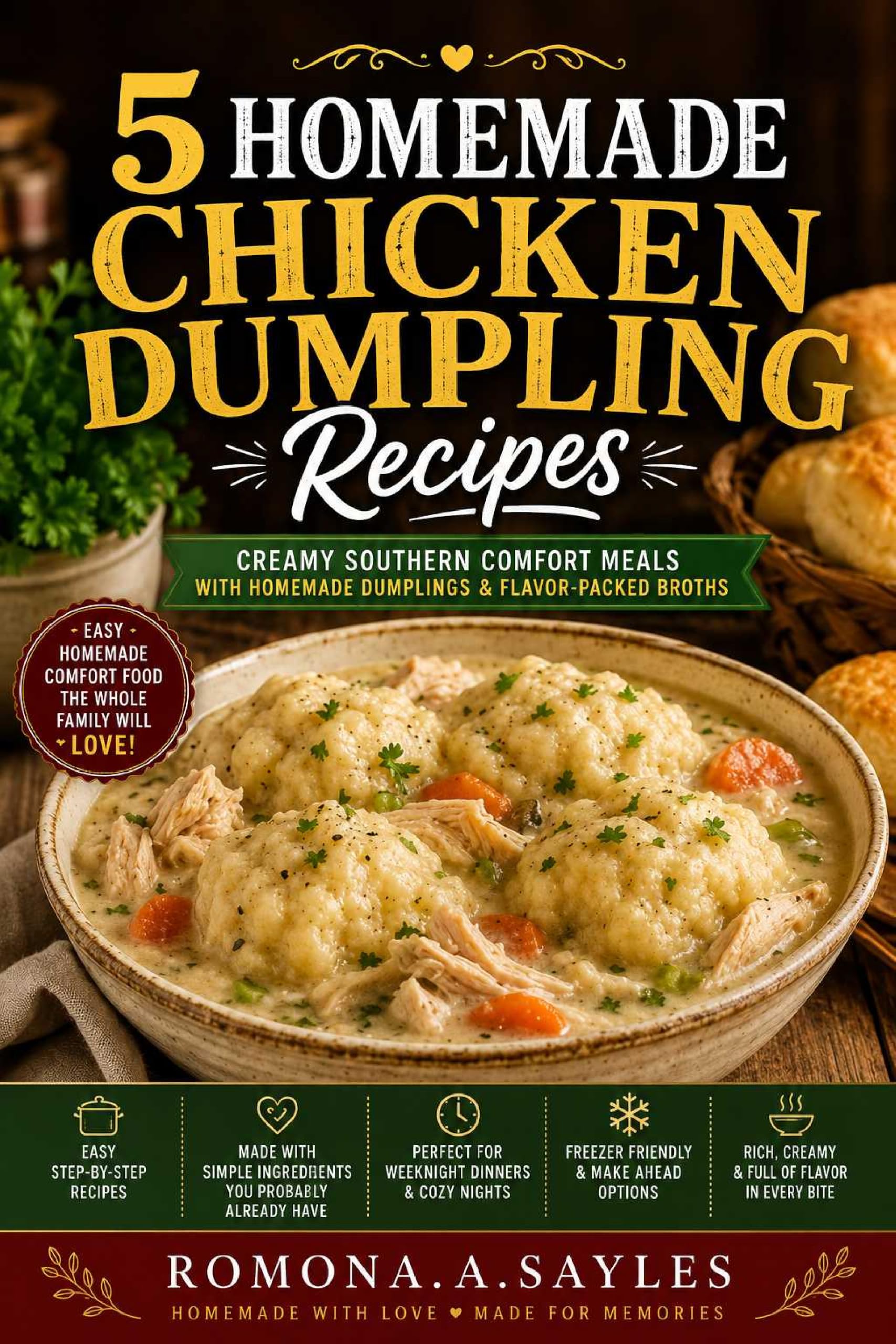 5 Homemade Chicken and Dumpling Recipes : Chicken, Turkey, Dumpling Recipes