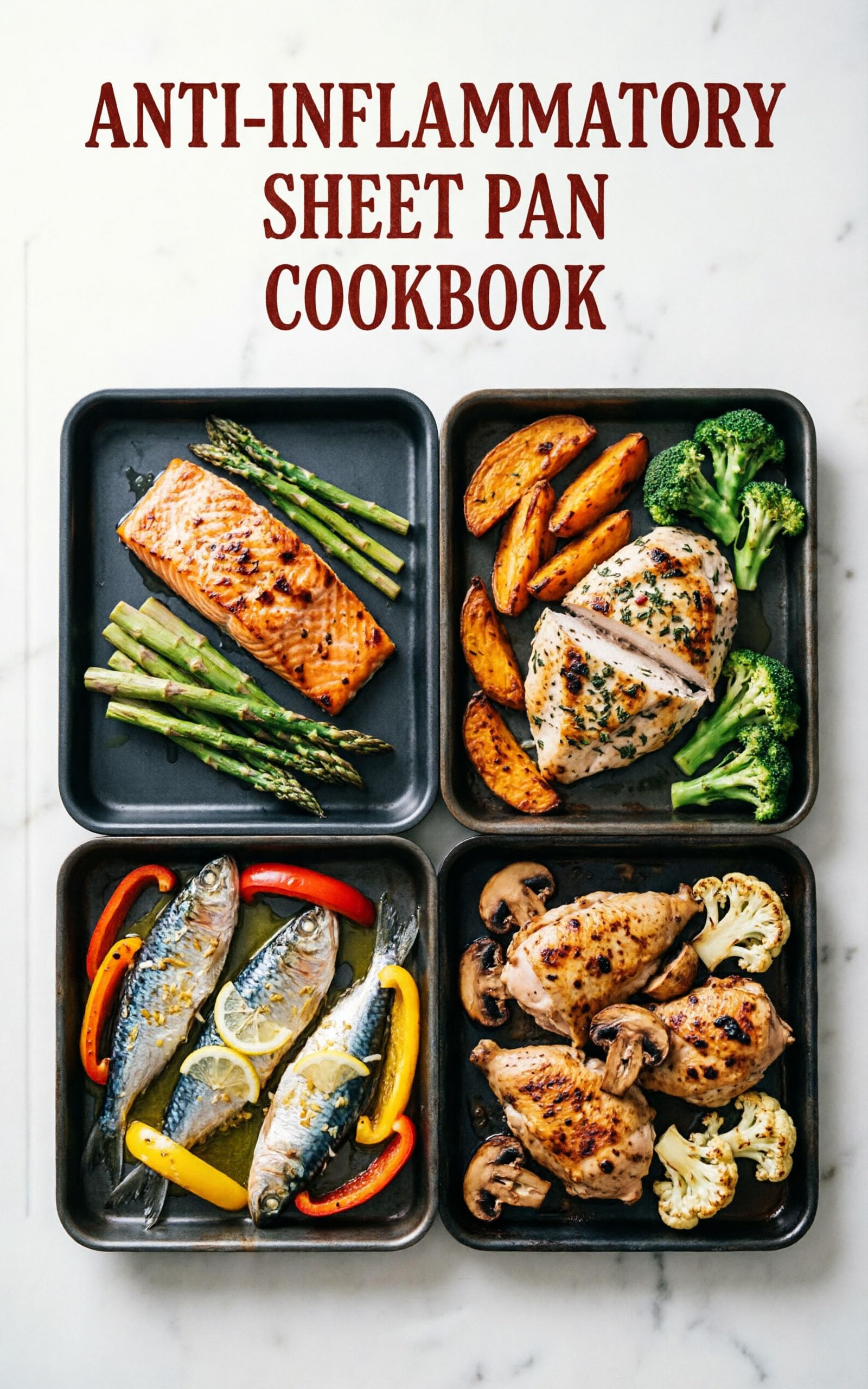 Anti-inflammatory Sheet Pan Cookbook: Low-mess Tray Meals for Easier Weeks and Better Eating to Reduce Inflammation, Ease Stiffness, and Build Simple Weeknight Habits
