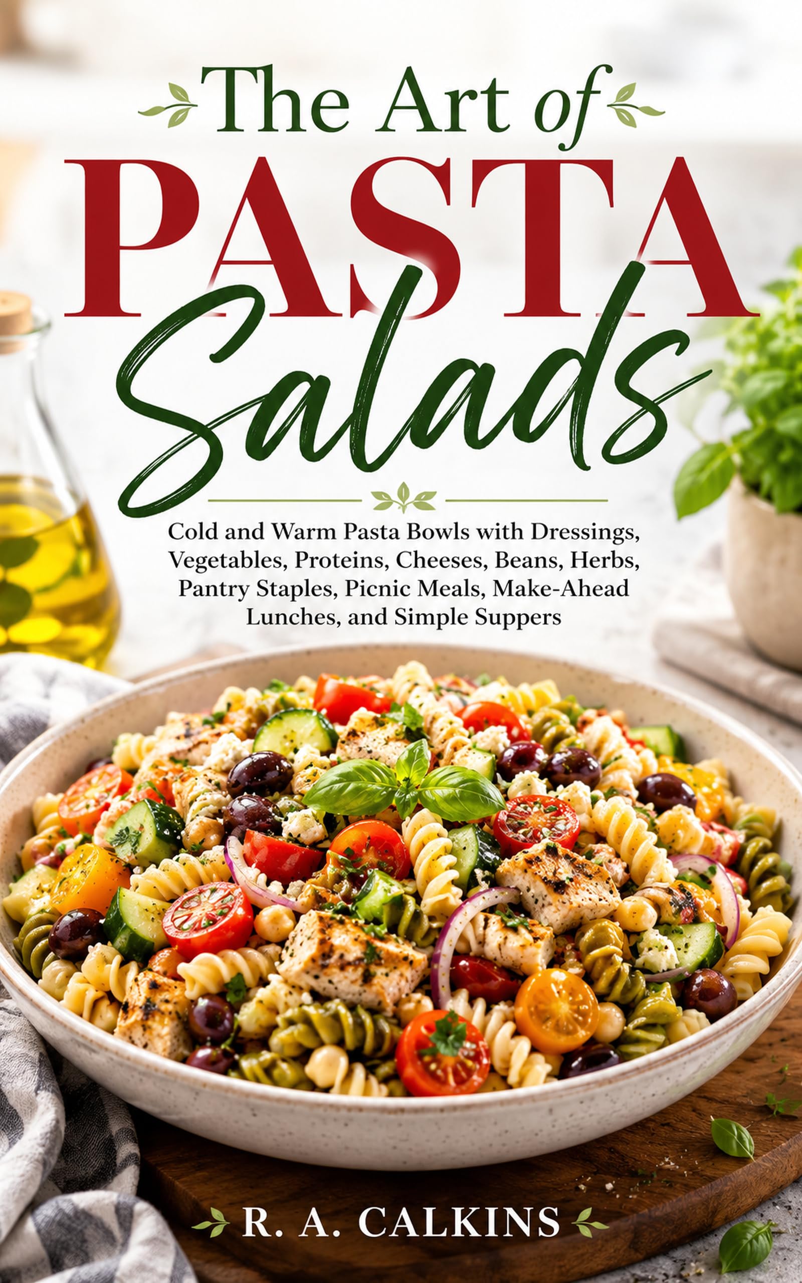 The Art of Pasta Salads: Cold and Warm Pasta Bowls With Dressings, Vegetables, Proteins, Cheeses, Beans, Herbs, Pantry Staples, Picnic Meals, Make-ahead Lunches, and Simple Suppers