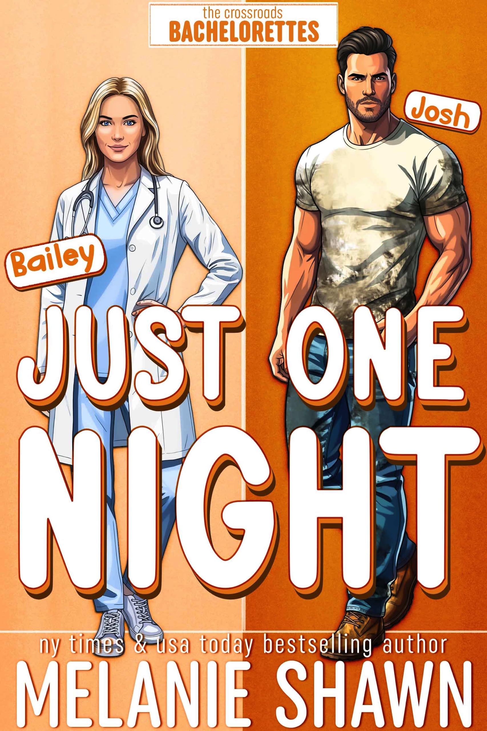 Just One Night: a Second Chance, First Love, Blue Collar Hero, Small Town Romance Bachelorettes Book