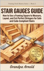 Stair Gauges Guide: How to Use a Framing Square to Measure, Layout, and Cut Perfect Stringers for Safe and Code-compliant Stairs Tools Mastery Series Book