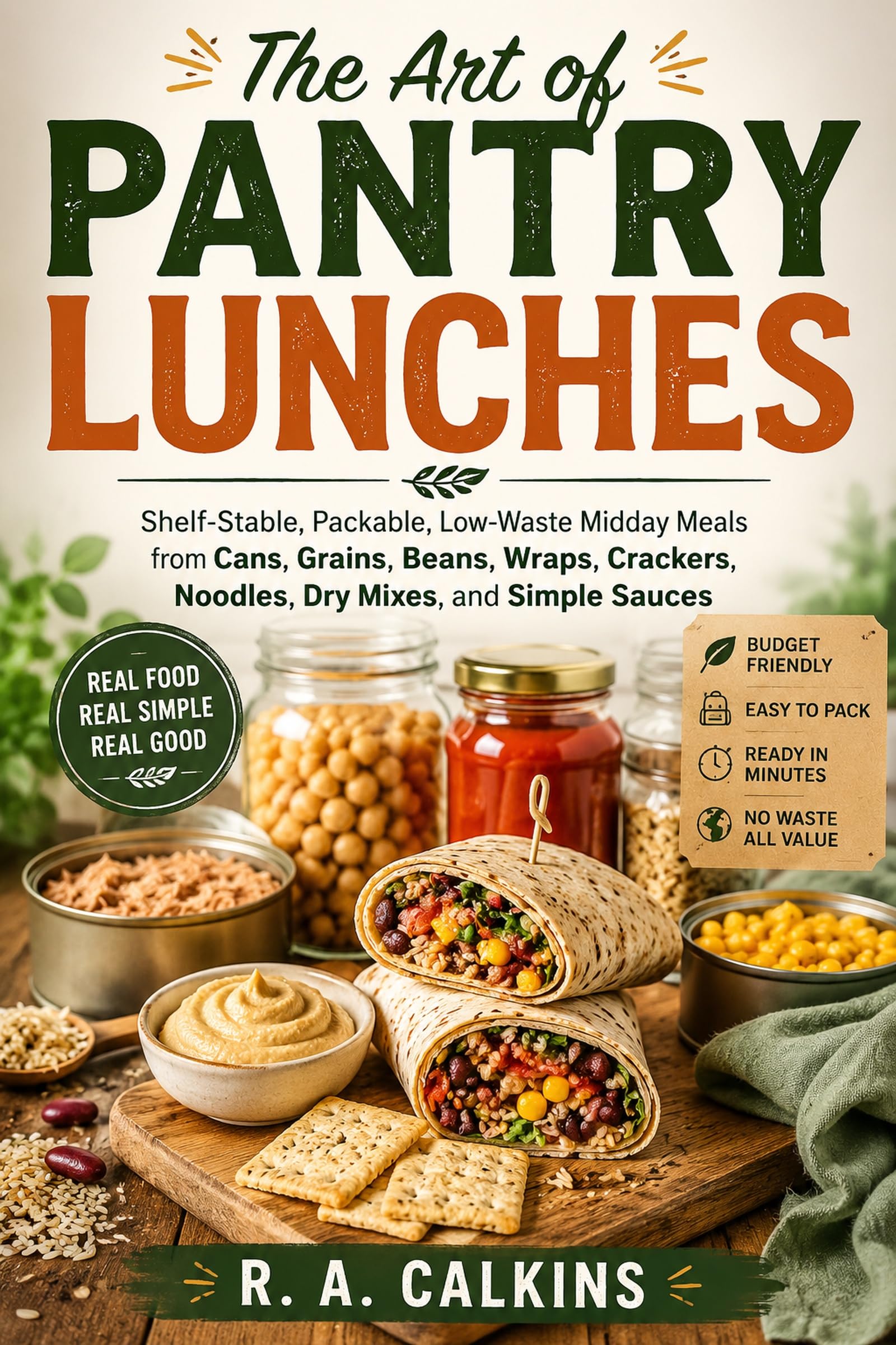 The Art of Pantry Lunches: Shelf-stable, Packable, Low-waste Midday Meals From Cans, Grains, Beans, Wraps, Crackers, Noodles, Dry Mixes, and Simple Sauces