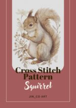 Squirrel [1 ] a Woodland Cross Stitch Pattern: Soft, Nature‑inspired Design With Flexible Chart Options