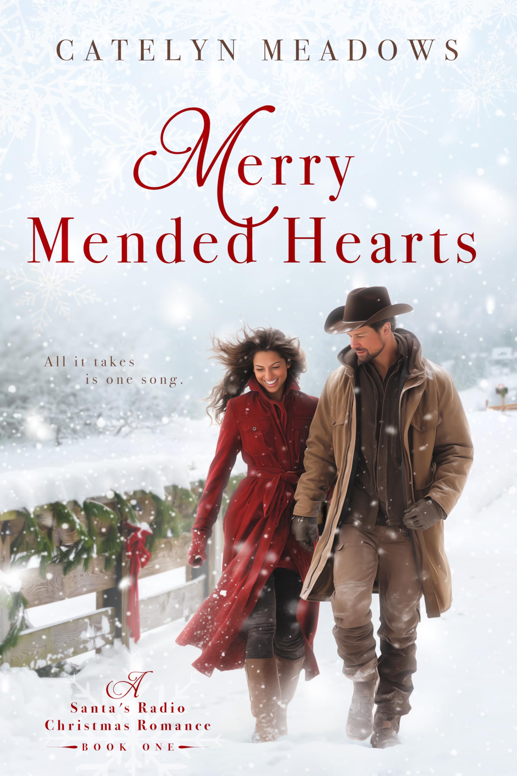 Merry Mended Hearts: a Sweet Small Town Christmas Romance Radio Christmas Romance Book
