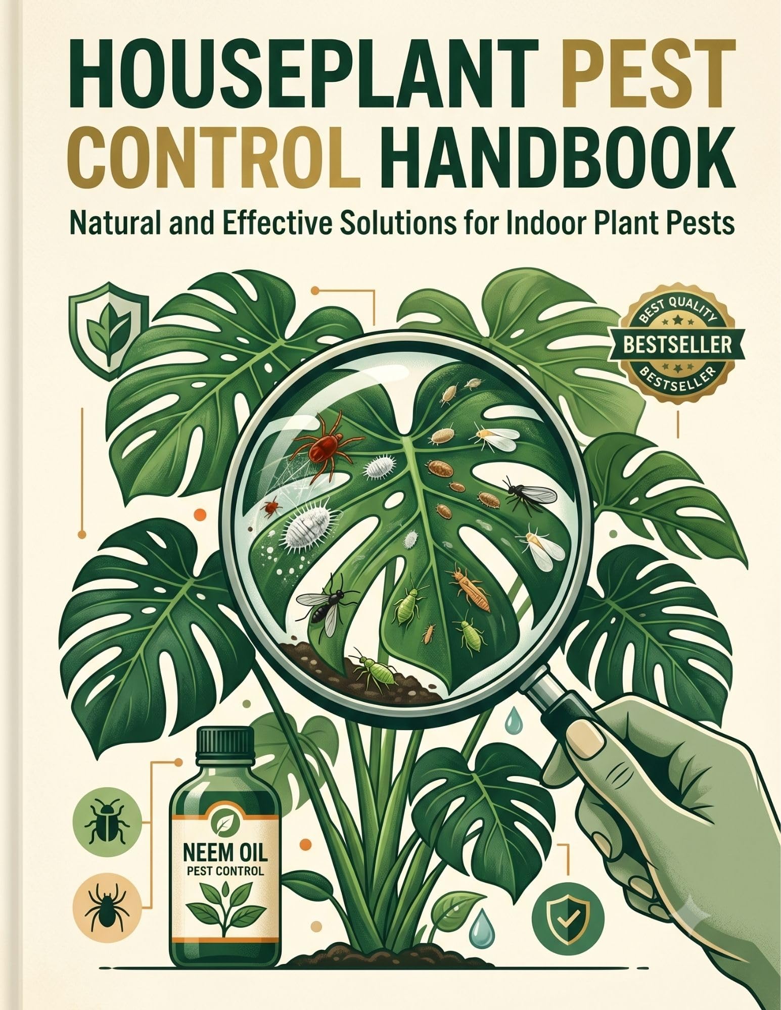 Houseplant Pest Control Handbook: Natural and Effective Solutions for Indoor Plant Pests