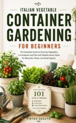 Italian Vegetable Container Gardening for Beginners: the Complete Guide to Growing Vegetables in Containers and Pots for Balconies, Patios, Small Spaces. Save Space and Grow Your Organic Gardening