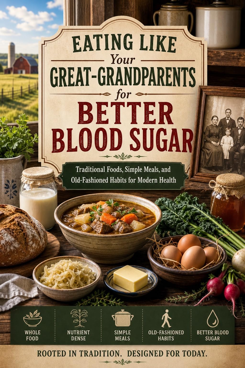 Eating Like Your Great-grandparents for Better Blood Sugar: Traditional Foods, Simple Meals, and Old-fashioned Habits for Modern Health