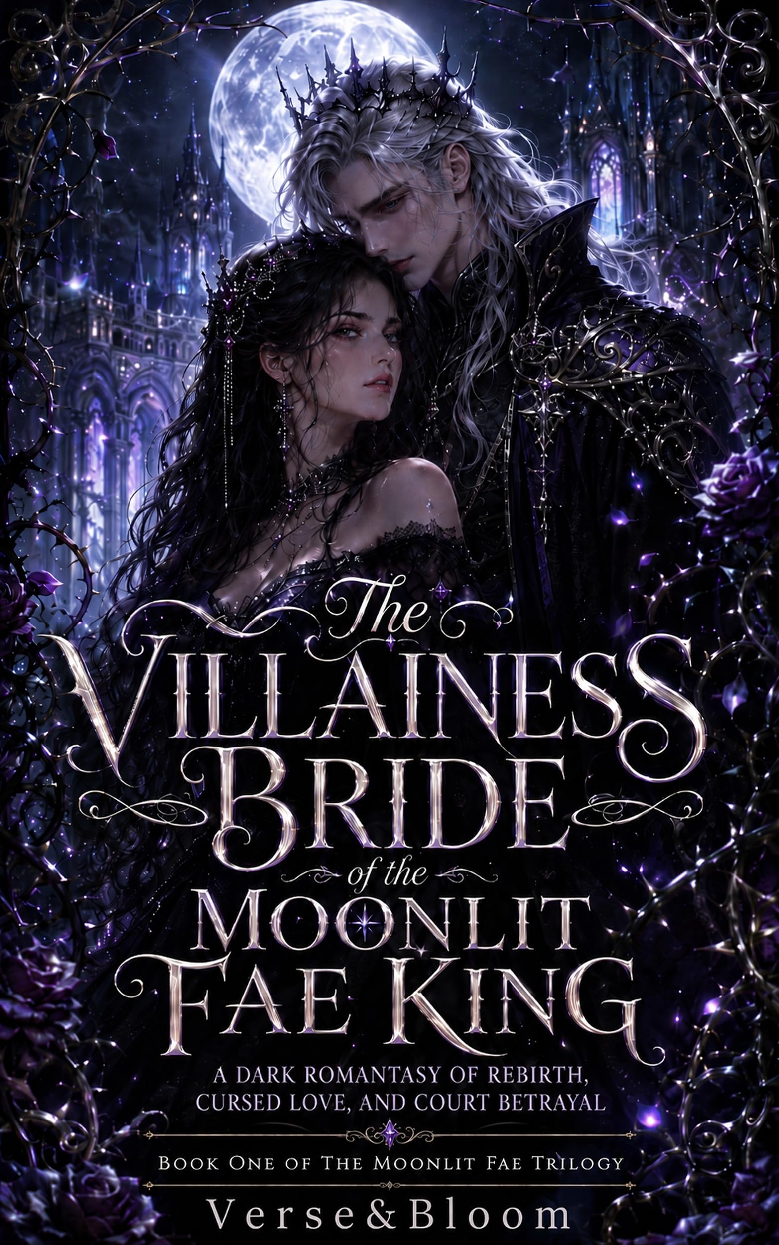 The Villainess Bride of the Moonlit Fae King: a Dark Romantasy of Rebirth, Cursed Love, and Court Betrayal Moonlit Fae Trilogy Book