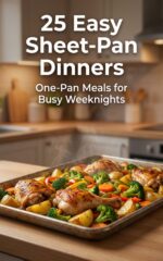 25 Easy Sheet-pan Dinners: One-pan Meals for Busy Weeknights: Quick, Flavor-packed Recipes With Minimal Cleanup & Easy Everyday Cooking: Fast, Flavorful Recipes for Real-life Kitchens Book