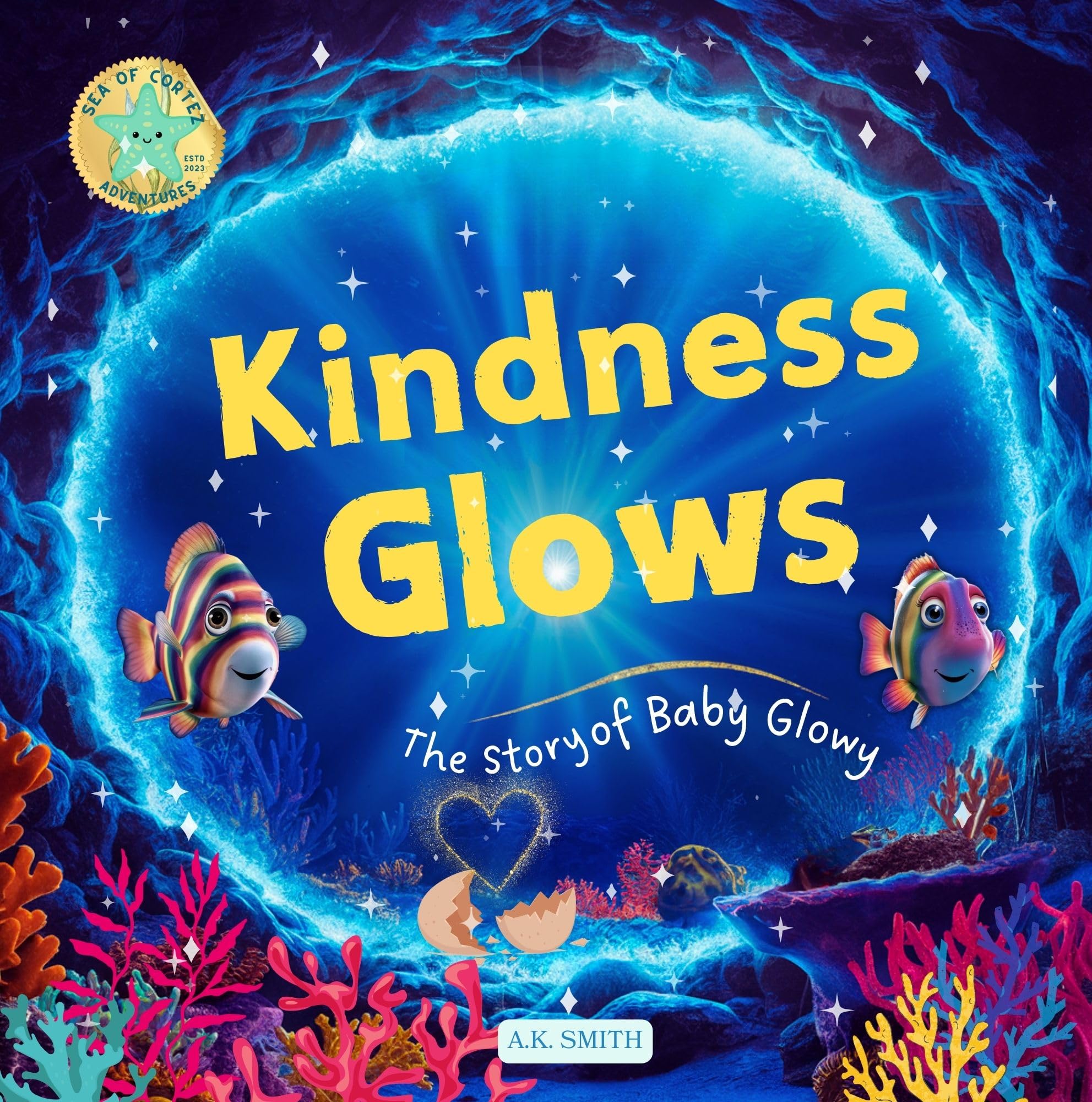 Kindness Glows: the Story of Baby Glowy: the Sparkling Adventures of Glowy the Fish. of Cortez Children's Picture Books Ages 3-7