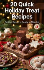 20 Quick Holiday Treat Recipes: Festive Desserts Ready in Minutes: Easy, No-stress Sweets for Christmas, Thanksgiving & Seasonal Celebrations & ... Recipes for Real-life Kitchens Book