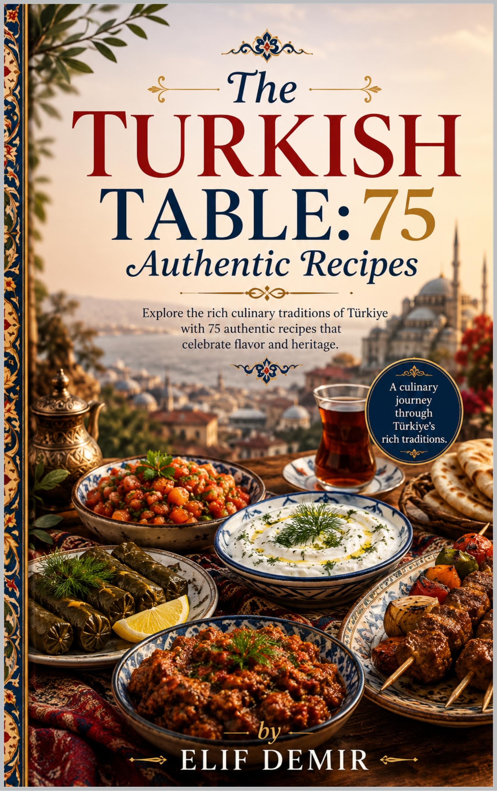 The Turkish Table: 75 Authentic Recipes: Explore the Rich Culinary Traditions of Türkiye With 75 Authentic Recipes That Celebrate Flavor and Heritage. Culinary Adventures Book