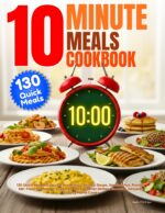10 Minute Meals Cookbook: 130 Quick Meal Recipes for Breakfasts, Salads, Soups, Sandwiches, Pastas, Stir-fries, Seafood, Chicken, Beef, Vegetarian Dishes, Snacks & Desserts for Busy Home Cooks