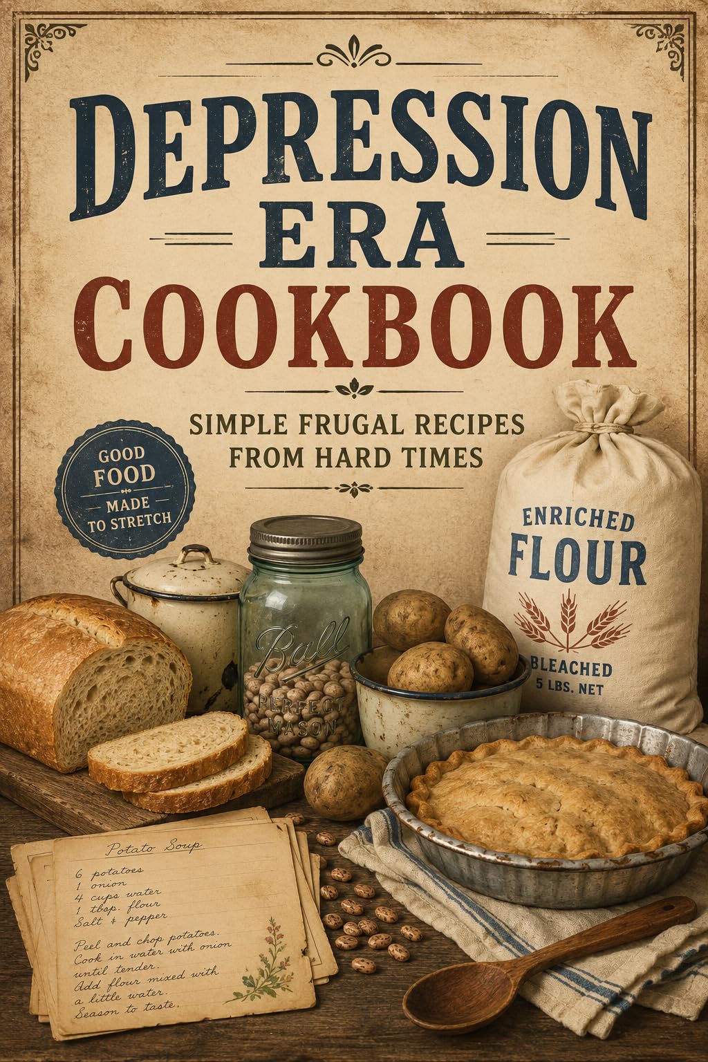 Depression Era Cookbook: 500 Authentic Recipes From the American Heartland