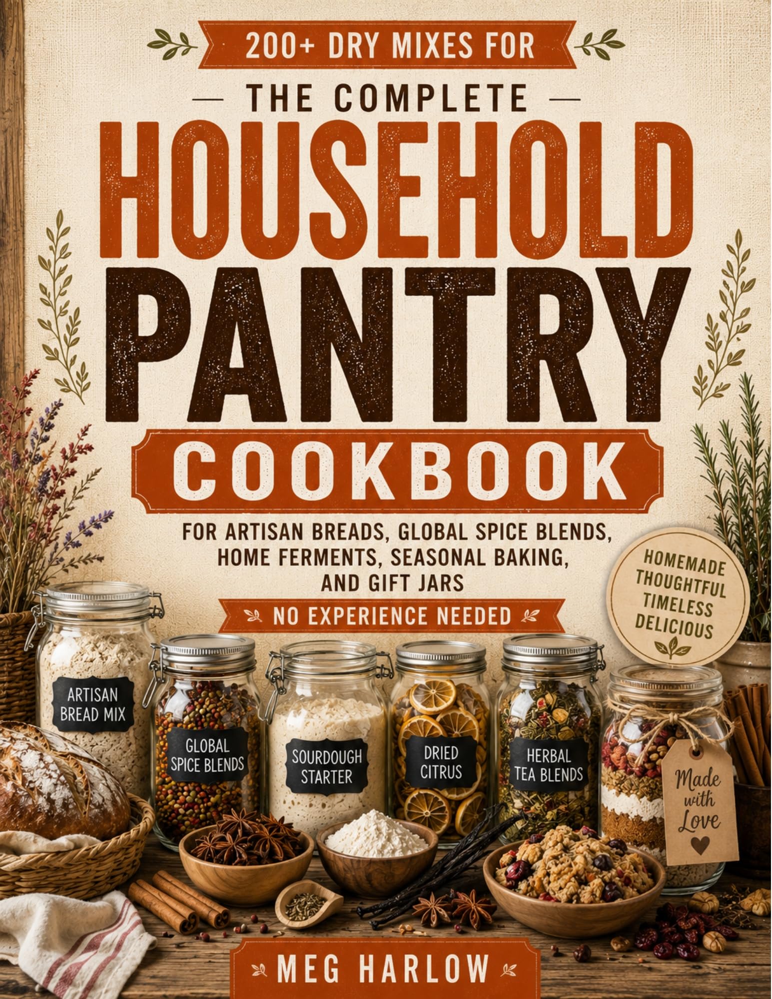 The Complete Household Pantry Cookbook: 200+ Dry Mixes for Artisan Breads, Global Spice Blends, Home Ferments, Seasonal Baking, and Gift Jars — No Experience Needed Dry Mix Pantry
