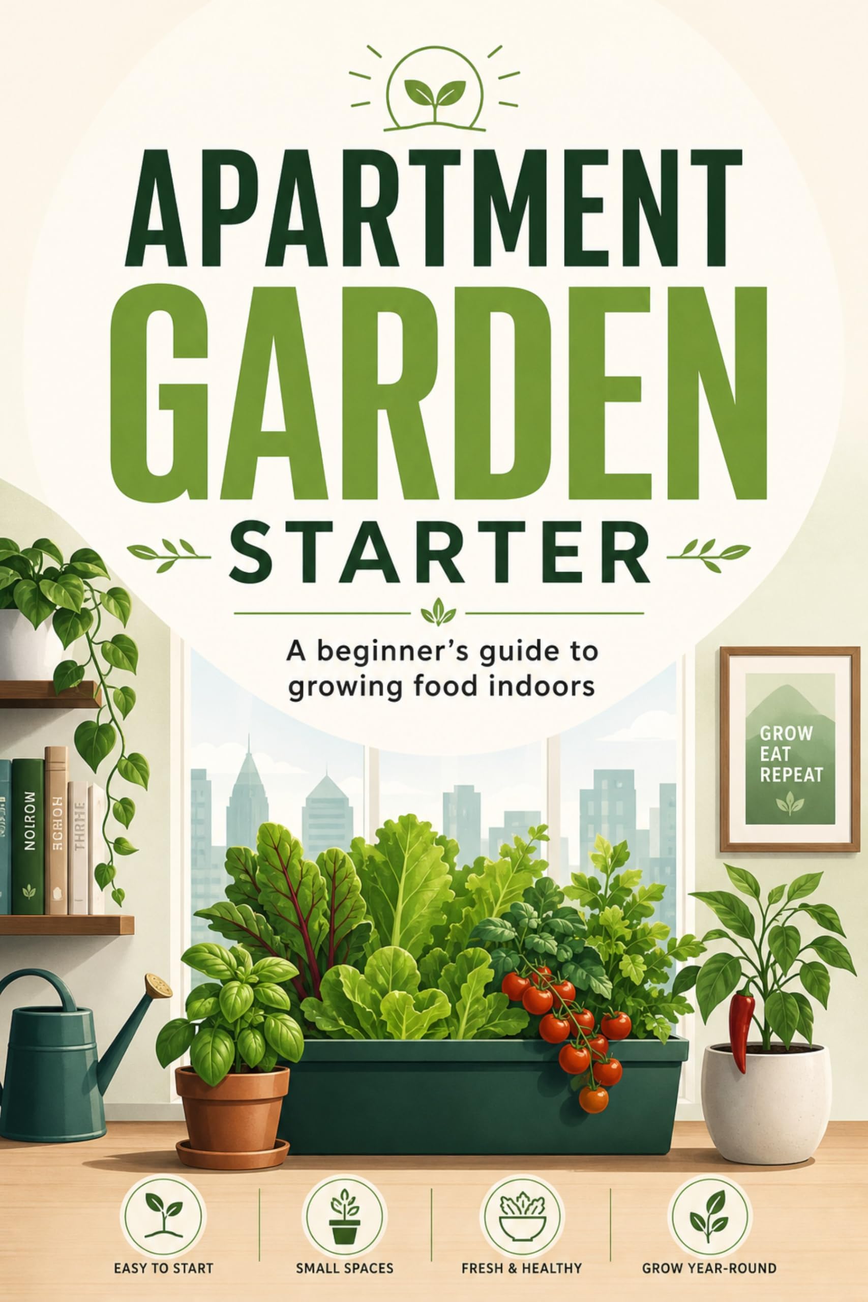 Apartment Garden Starter: a Practical Planner and Starter Guide for Indoor, Balcony, and Small Space Gardening