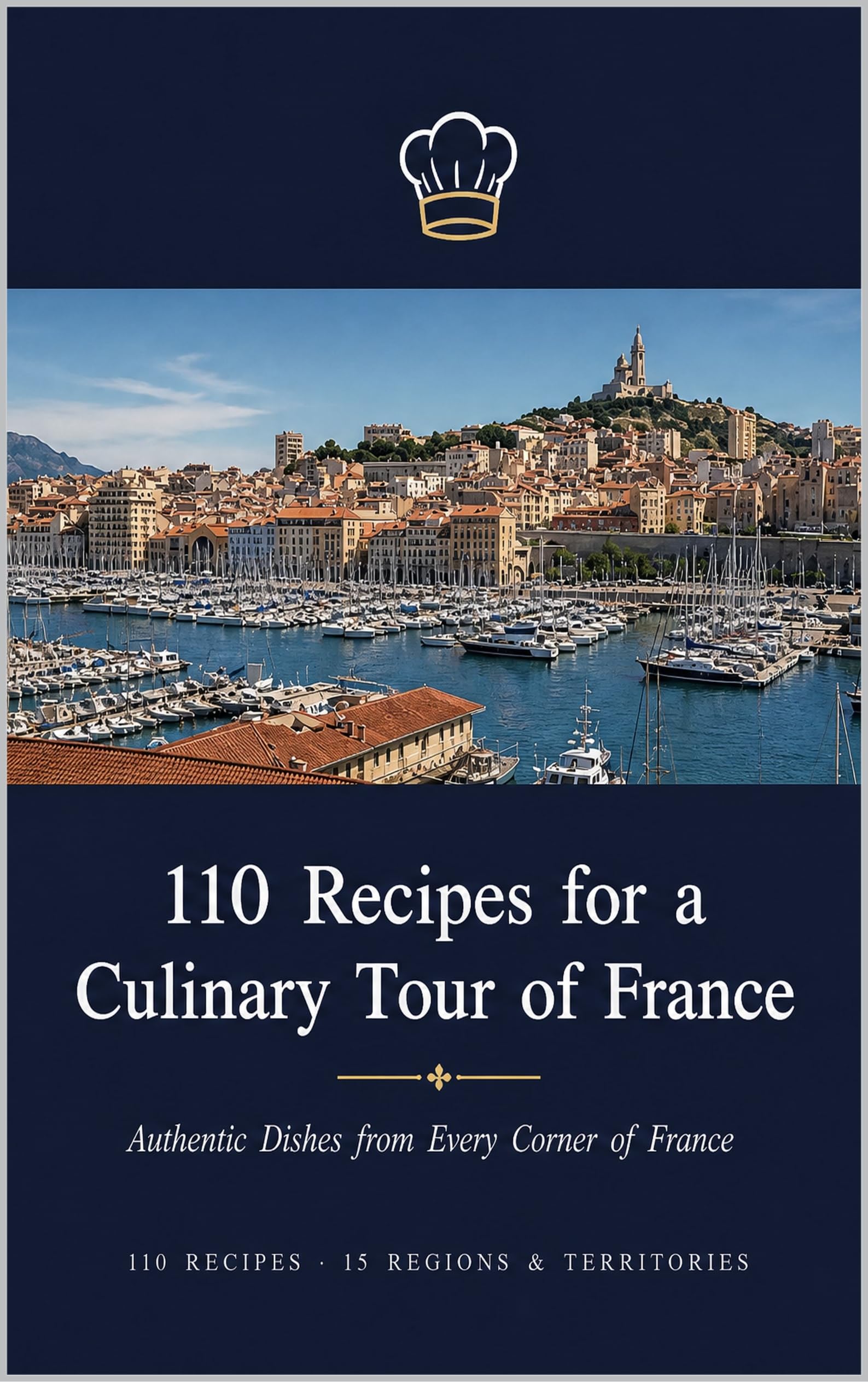110 Recipes for a Culinary Tour of France: Dishes From Every Corner of France | 15 Regions & Territories
