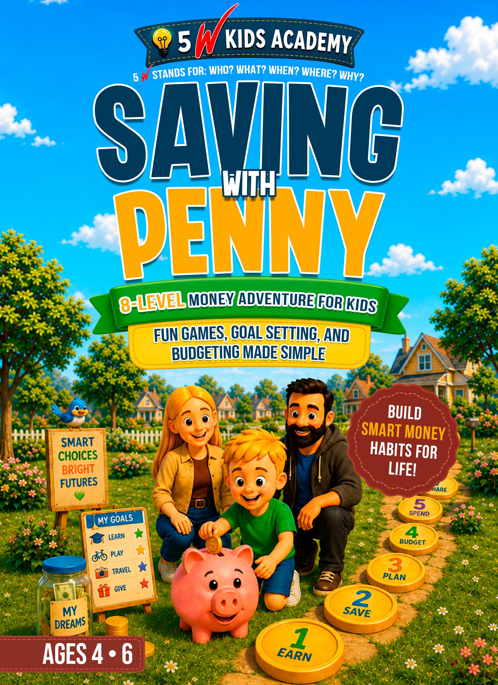 Saving With Penny: 8-level Money Adventure for Kids