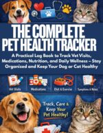 The Complete Pet Health Tracker: a Practical Log Book to Track Vet Visits, Medications, Nutrition, and Daily Wellness – Stay Organized and Keep Your Dog or Cat Healthy