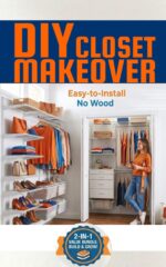 Closet Makeover: Cheap Diy Closet Remodel Instructions and Decorations Diy