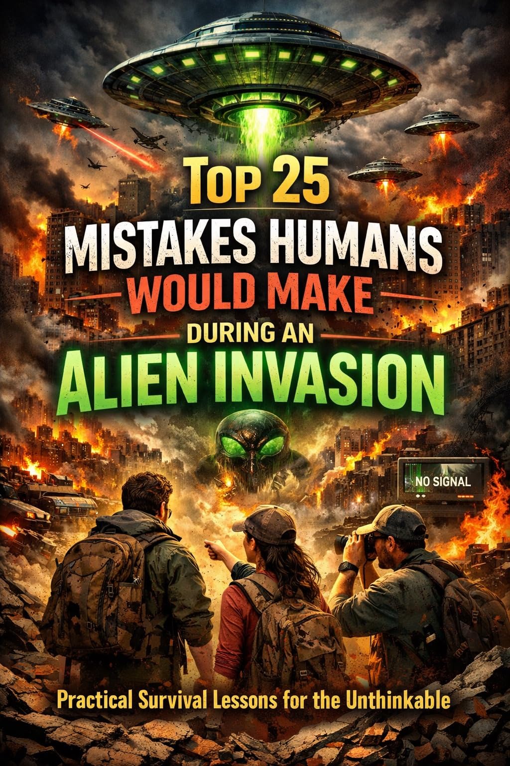 Top 25 Mistakes Humans Would Make During an Alien Invasion: Practical Survival Lessons for the Unthinkable