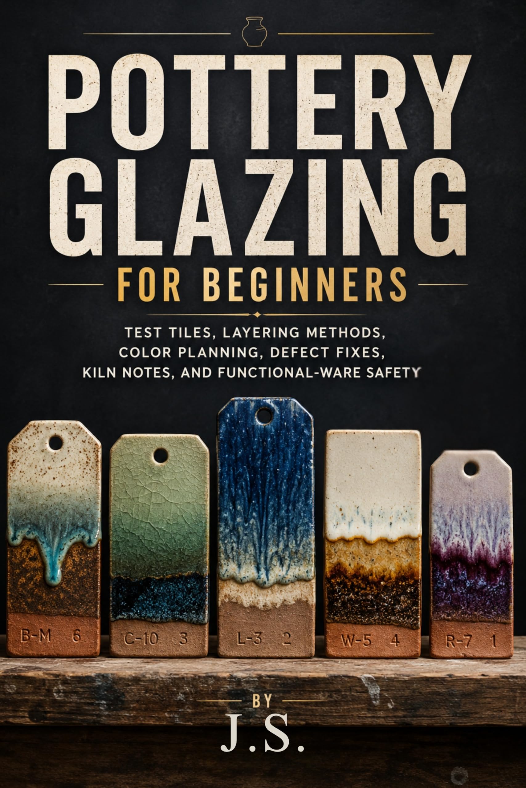 Pottery Glazing for Beginners: Test Tiles, Layering Methods, Color Planning, Defect Fixes, Kiln Notes, and Functional-ware Safety