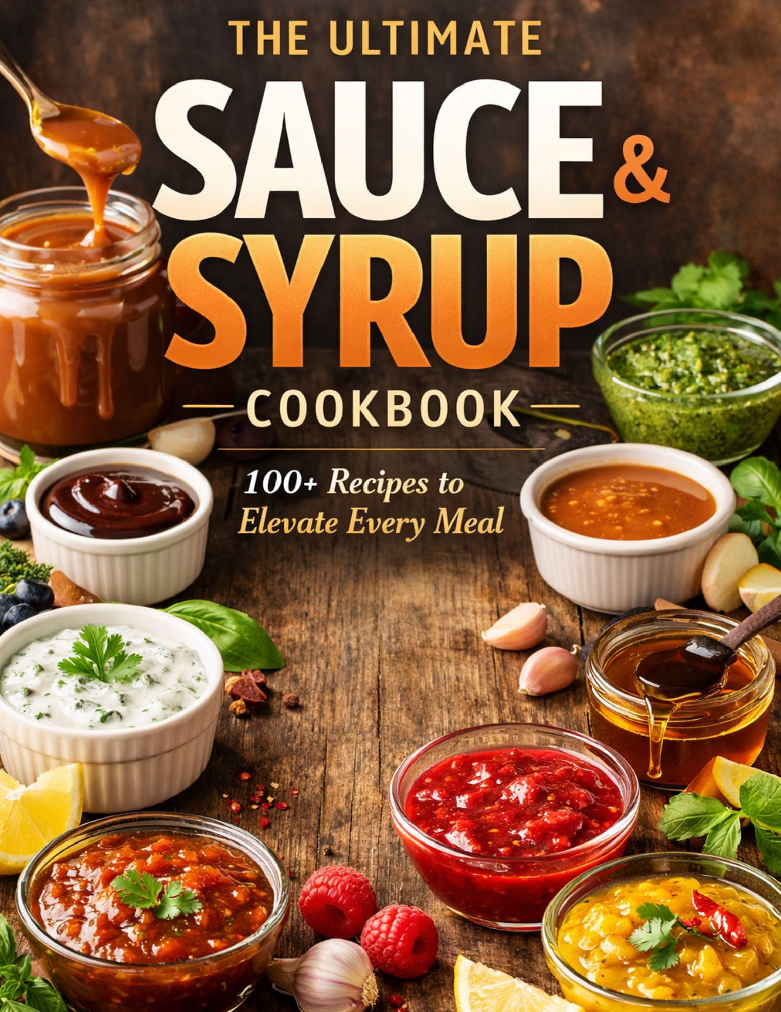 The Ultimate Homemade Sauces & Syrups Cookbook: 100+ Easy Recipes to Bottle, Drizzle, Dip and Elevate Every Meal