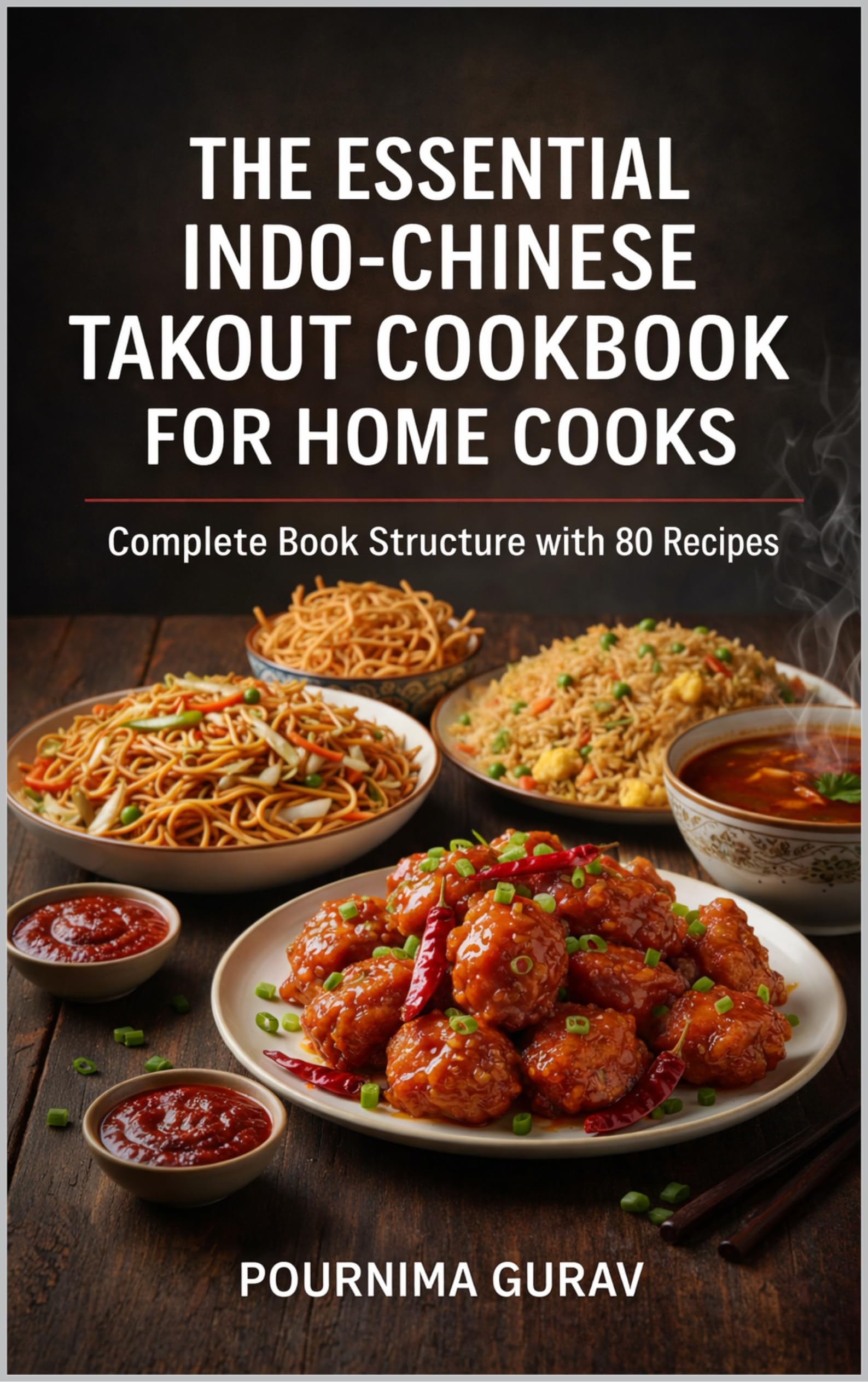 The Essential Indo-chinese Takeout Cookbook for Home Cooks: Complete Book Structure With 80 Recipes
