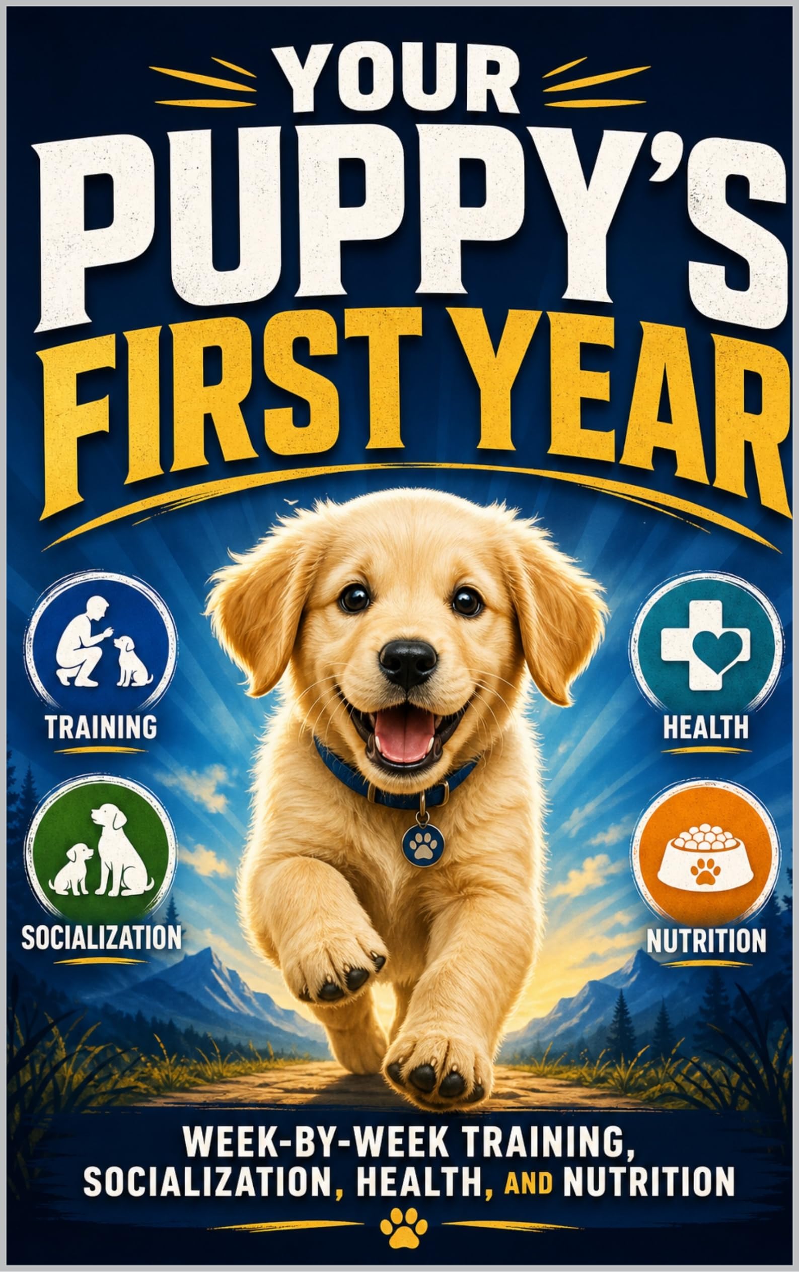 Your Puppy's First Year: the Complete Week-by-week Guide to Training, Socialization, Health and Nutrition – From Day One to the First Birthday
