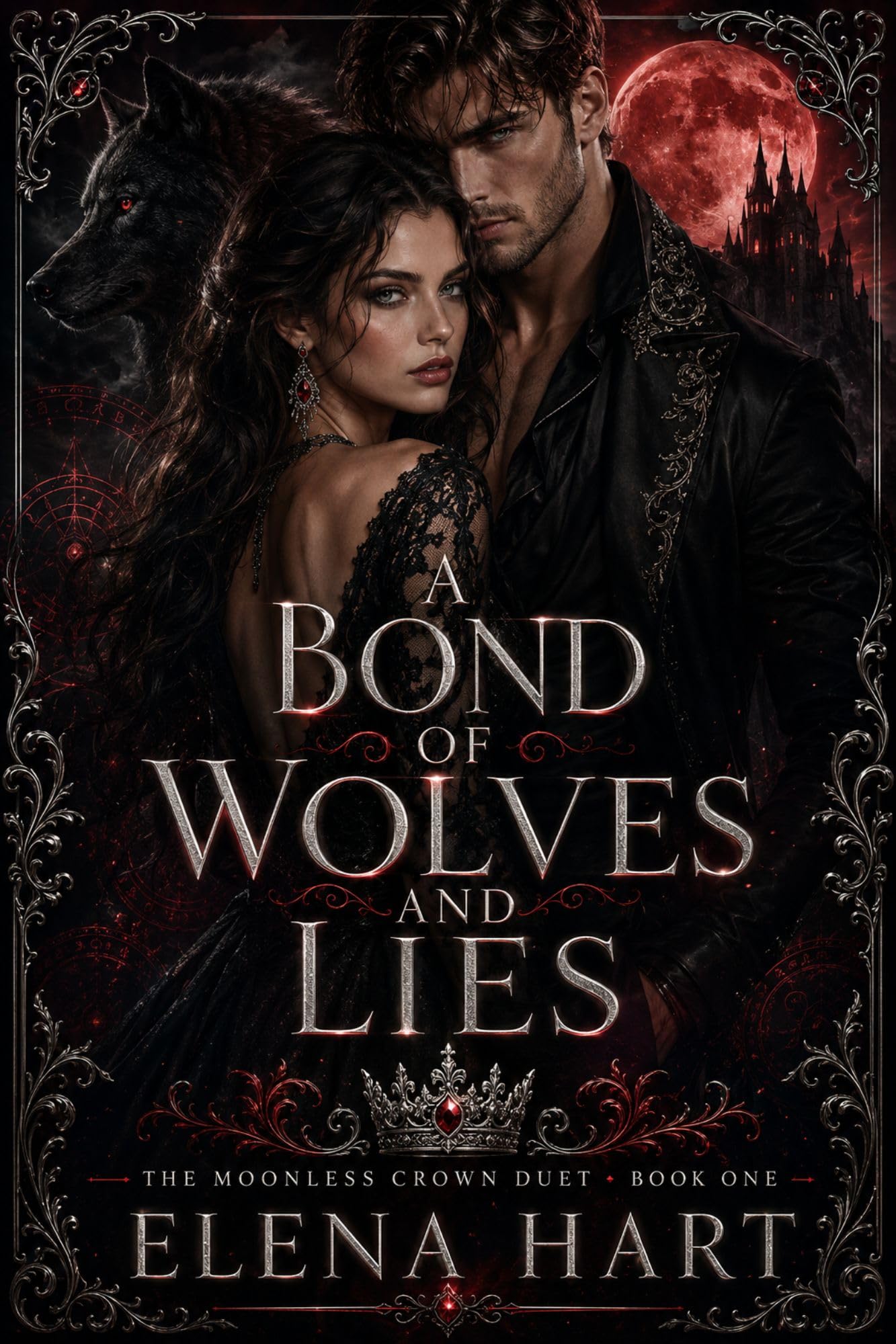 A Bond of Wolves and Lies: a Dark Wolf Shifter Romance of Forbidden Love, Fated Mates, and Betrayal Moonless Crown Duet Book