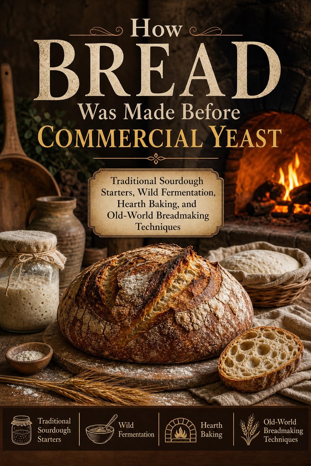 How Bread Was Made Before Commercial Yeast: Traditional Sourdough Starters, Wild Fermentation, Hearth Baking, and Old-world Breadmaking Techniques