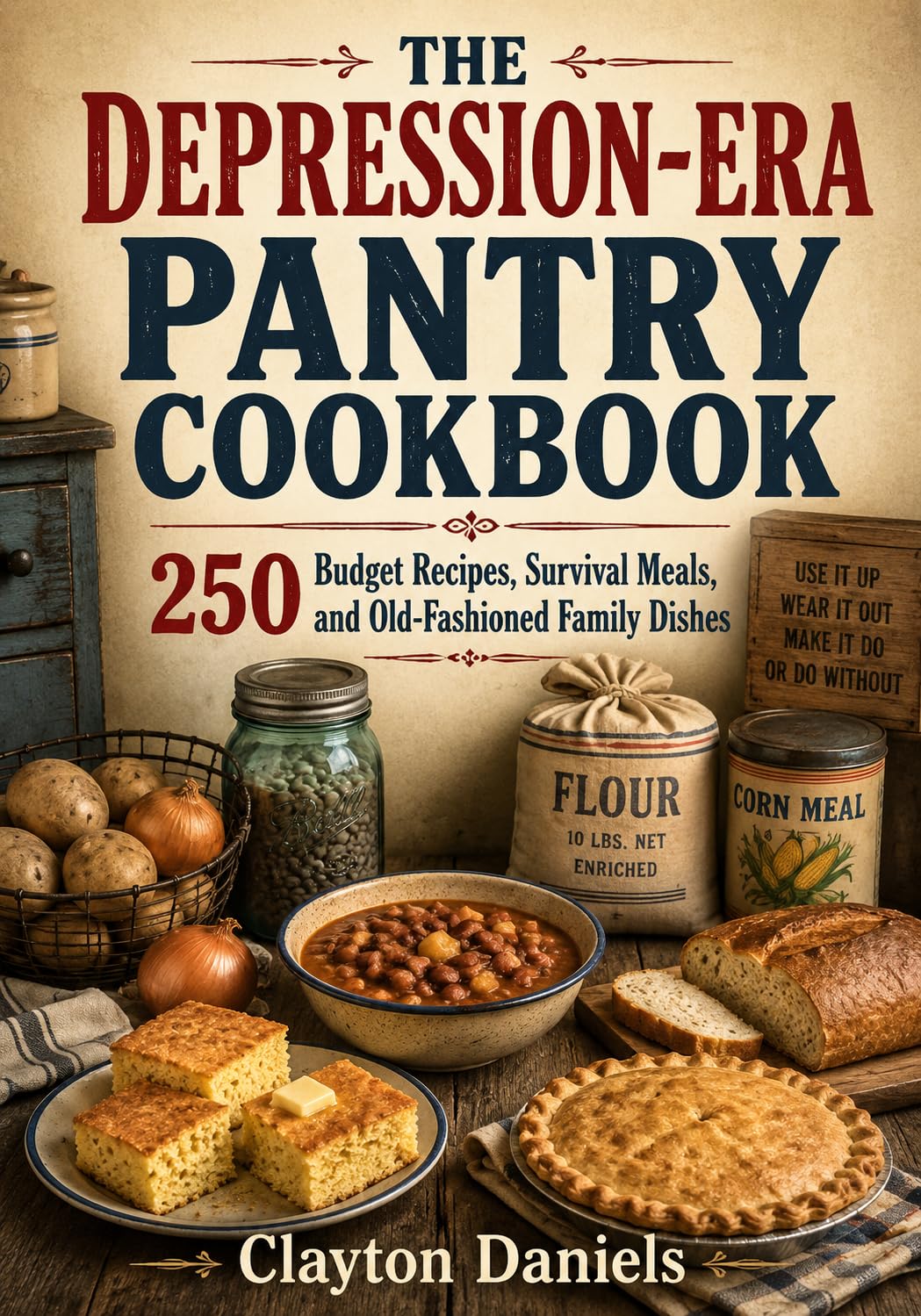 The Depression-era Pantry Cookbook: 250 Budget Recipes, Survival Meals, and Old-fashioned Family Dishes