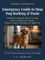 Emergency Guide to Stop Dog Barking & Panic: Instant, Science-backed Techniques for Immediate Relief During High-stress Departures Anxiety-free Canine